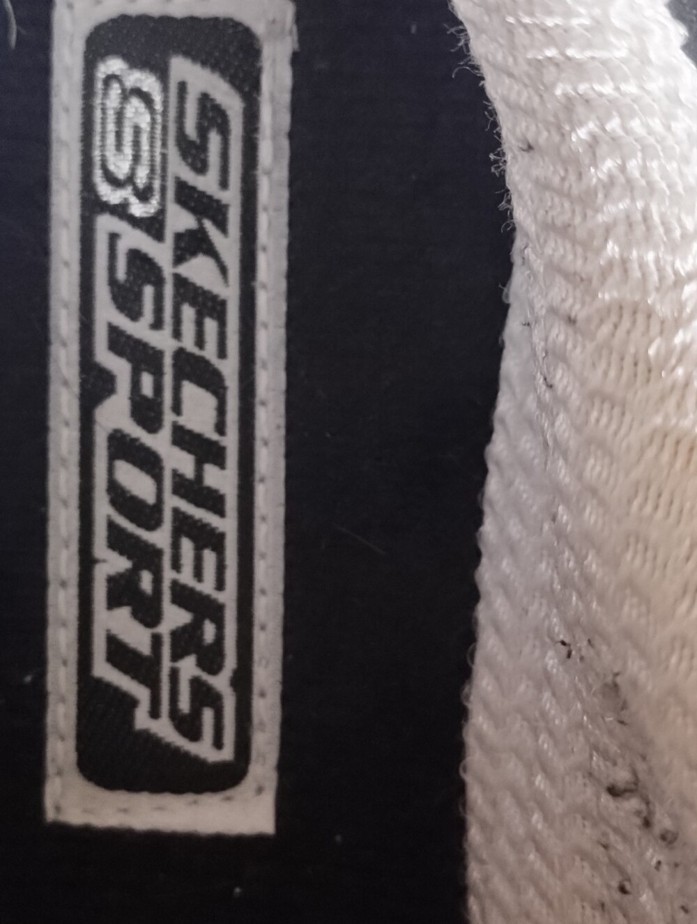 Skechers D'Lites Chunky Lace-Up Sneaker in Black & White - Picture 3 of 8